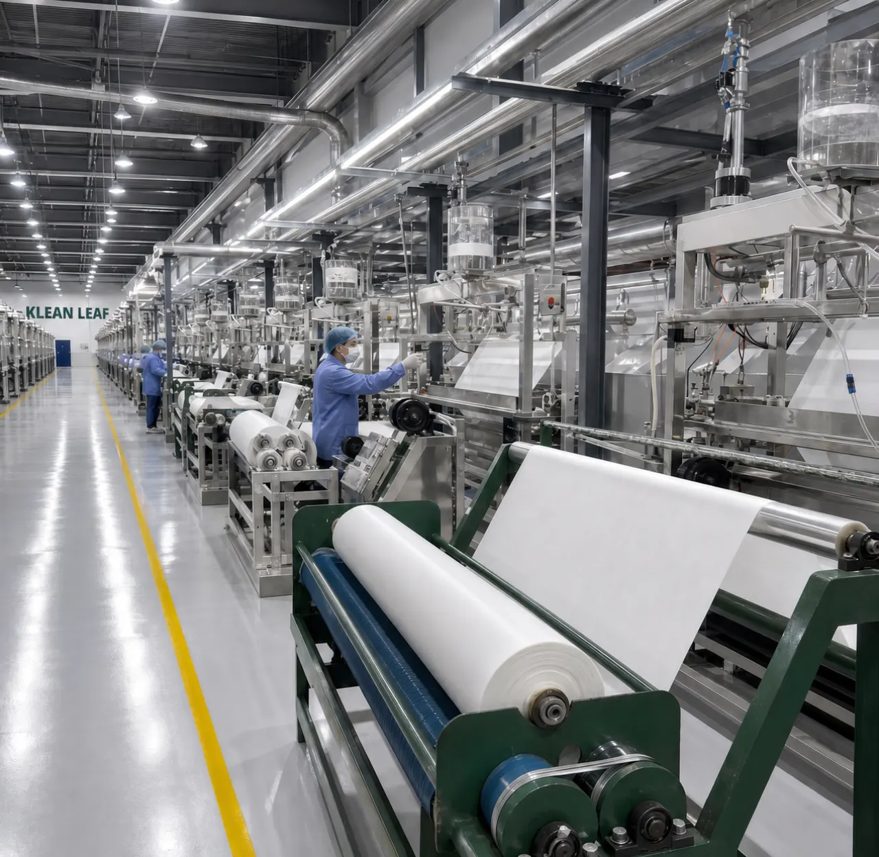 Klean Leaf laundry detergent sheet manufacturing and production workflow