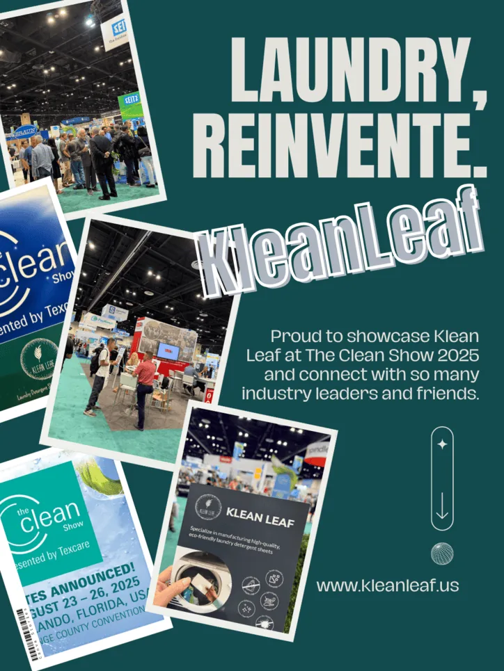 Klean Leaf Showcases Eco-Friendly Laundry Sheets at The Clean Show Orlando 2025