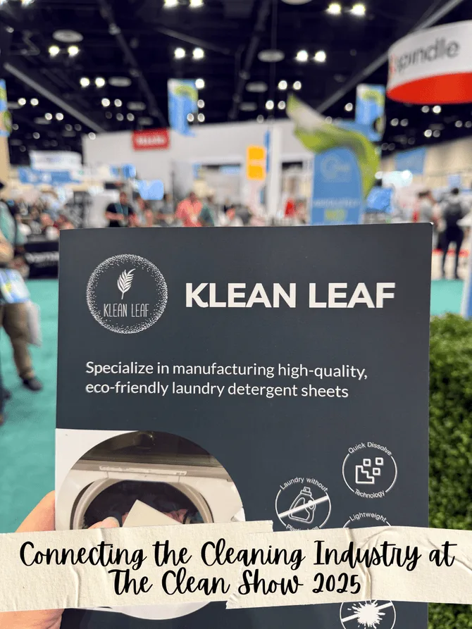 Klean Leaf future product innovations: floor cleaning sheets