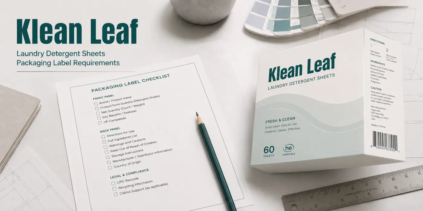 Laundry Detergent Sheets Packaging Compliance Guide