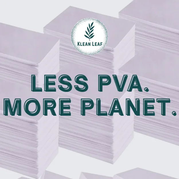 Laundry sheet development for lower PVA formulations