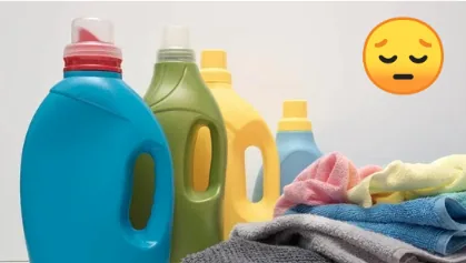 Plastic liquid detergent jugs compared with compact laundry detergent sheets